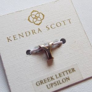 NWT Kendra Scott Greek Letter Upsilon